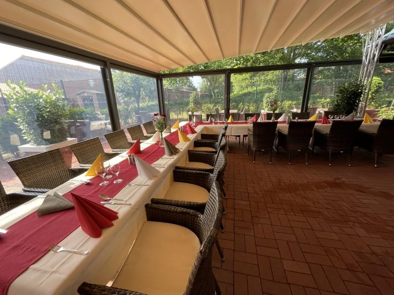 Überdachte Terrasse